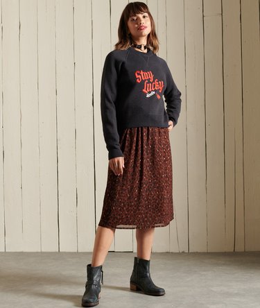 Pullover aus Bio-Baumwolle mit Rundhalsausschnitt und Stickerei Image 6