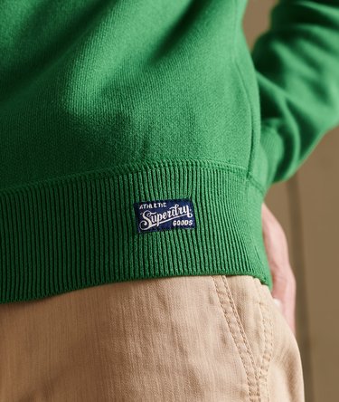 Organic Cotton Varsity Crew Sweatshirt Image 7