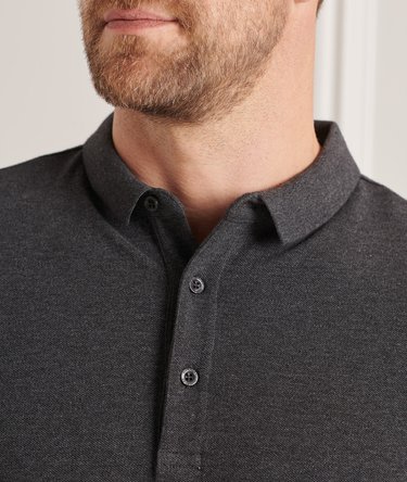 Studios poloshirt i piqu&eacute; i &oslash;kologisk bomuld Image 5