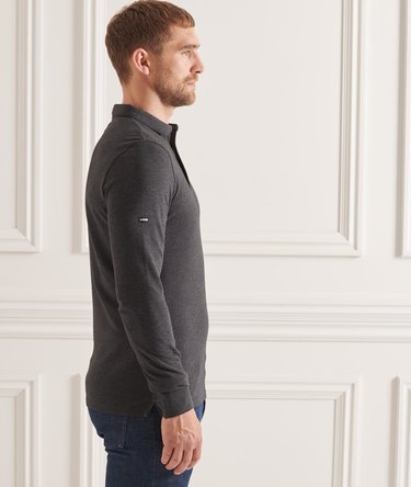 Studios poloshirt i piqu&eacute; i &oslash;kologisk bomuld Image 3