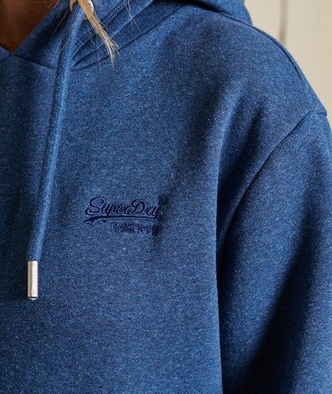 Loose Fit Vintage Logo Embroidered Hoodie Image 2