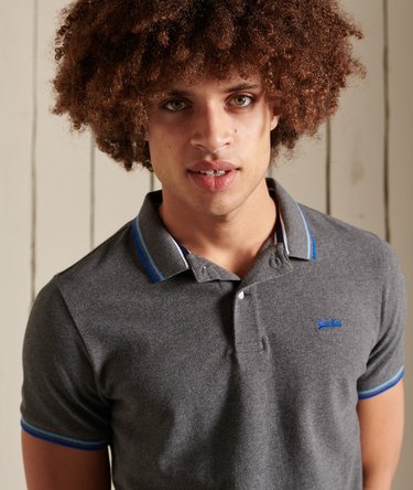 Organic Cotton Short Sleeve Tipped Polo Shirt Image 4