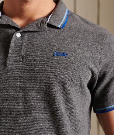 Organic Cotton Short Sleeve Tipped Polo Shirt Image 5