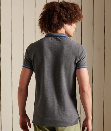 Organic Cotton Short Sleeve Tipped Polo Shirt Image 3