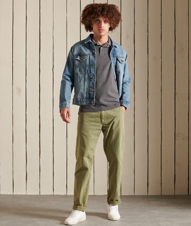 Organic Cotton Short Sleeve Tipped Polo Shirt Image 2