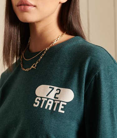 Track & Field shirt met lange mouwen en losse pasvorm Image 2
