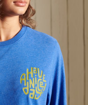 Loose Fit Mountain Long Sleeve Top Image 3