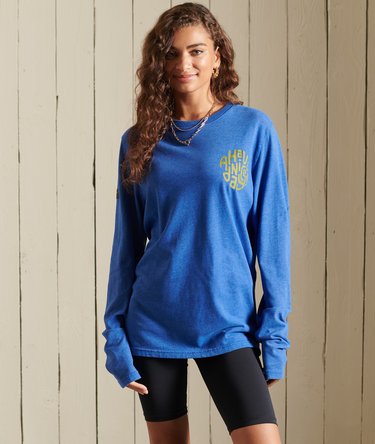 Loose Fit Mountain Long Sleeve Top Image 1