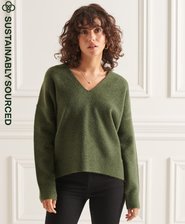 Studios Slouch V-Neck Knitted Jumper