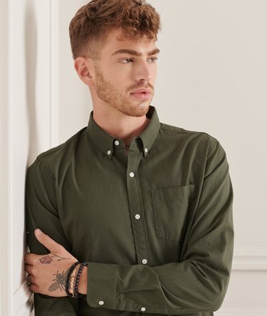 Organic Cotton Micro Check Shirt Image 1