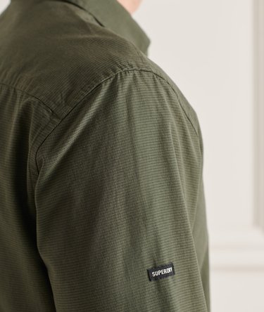 Organic Cotton Micro Check Shirt Image 2