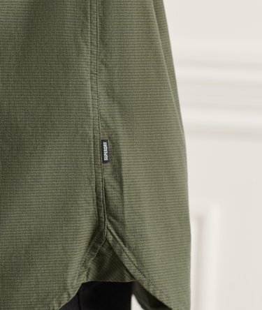Organic Cotton Micro Check Shirt Image 3