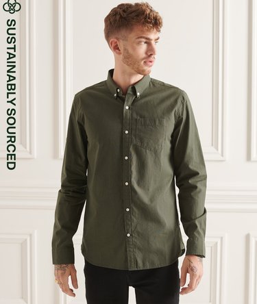 Organic Cotton Micro Check Shirt Image 8
