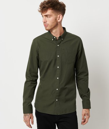 Organic Cotton Micro Check Shirt Image 9