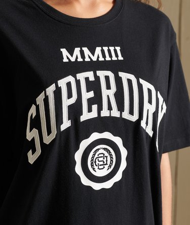 College Arch Oversized T-Shirt Image 2