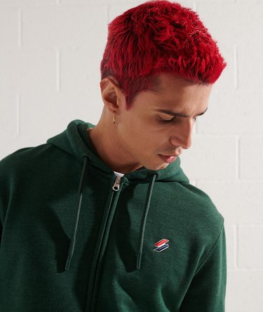 Code Essential hoodie van biologisch katoen met rits Image 5