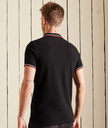 Organic Cotton Short Sleeve Tipped Polo Shirt Image 3
