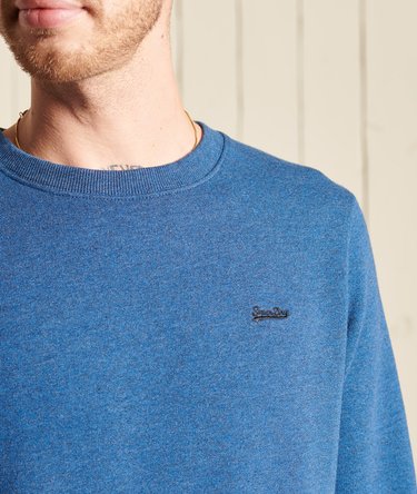 Organic Cotton Vintage Logo Crew Sweatshirt Image 4