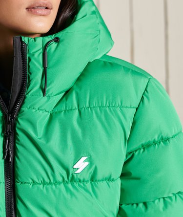 Giacca con cappuccio oversize imbottita Sports Image 2