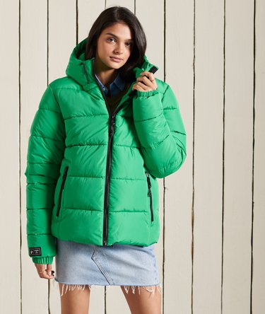 Giacca con cappuccio oversize imbottita Sports Image 1