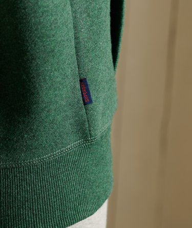 Chaqueta de chándal suelta con cremallera y logotipo bordado Vintage Logo Image 4