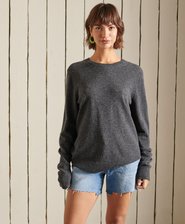 Oversized Lambswool Crew Jumper