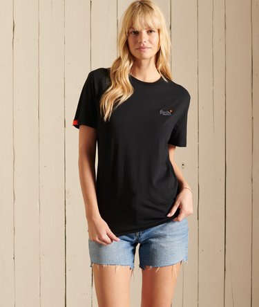 Camiseta de corte holgado con logo bordado Vintage Image 1