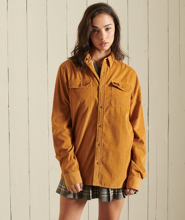 Boyfriend-mallinen Trailsman-vakosamettipaita Image 1