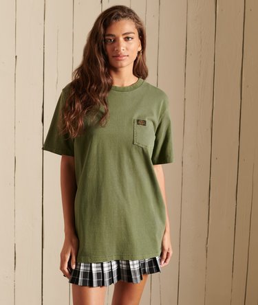 T-shirt oversize in stile workwear Image 1