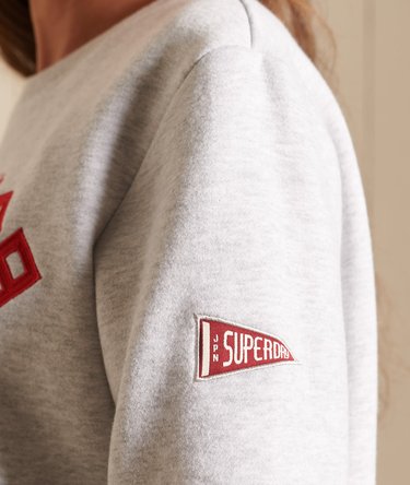 Oversized Vintage Logo Source Crew Sweatshirt Image 4