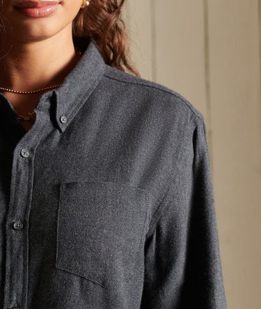Organic Cotton Studios Oversized Flannel Shirt Image 2