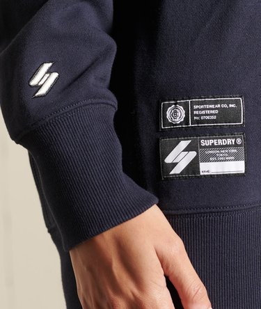 College Arch Oversized Crew Sweatshirt Image 3