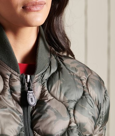 Cazadora bomber oversize con forro Image 2