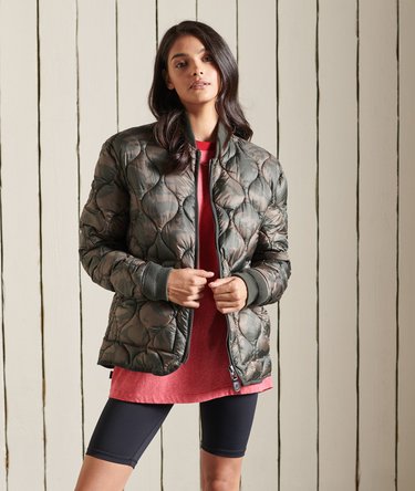 Cazadora bomber oversize con forro Image 1