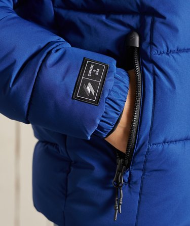 Sports Steppjacke mit Kapuze in Übergröße Image 3