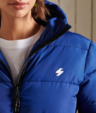 Sports Steppjacke mit Kapuze in Übergröße Image 2