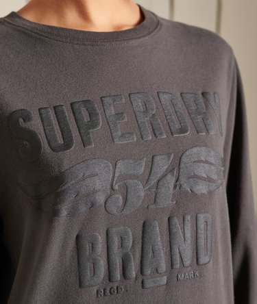 Camiseta de manga larga y corte suelto Black Out Image 2