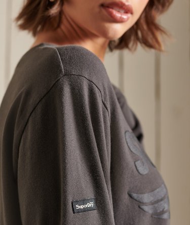 Camiseta de manga larga y corte suelto Black Out Image 3