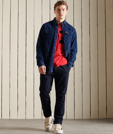 Lang&aelig;rmet Vintage Logo top med raglan&aelig;rmer Image 2