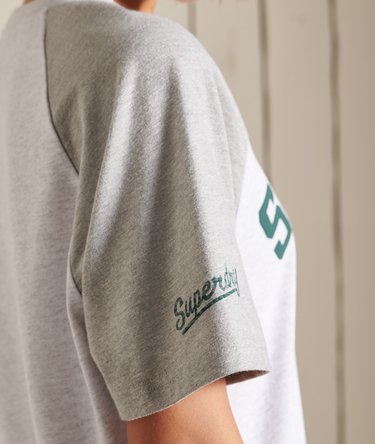 Camiseta suelta con mangas raglán Track & Field Image 3