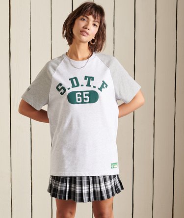 Camiseta suelta con mangas raglán Track & Field Image 1