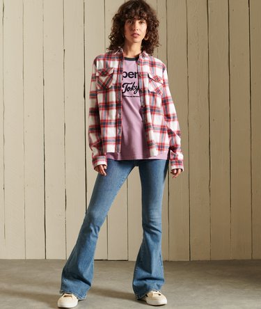 Camiseta ribeteada con logotipo Core American Classics Image 2