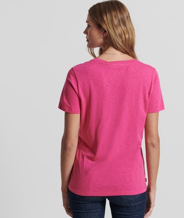 Organic Cotton Pocket V-Neck T-Shirt Image 3