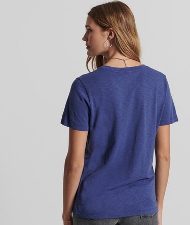 Organic Cotton Pocket V-Neck T-Shirt Image 4