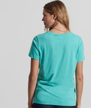 Organic Cotton Pocket V-Neck T-Shirt Image 3