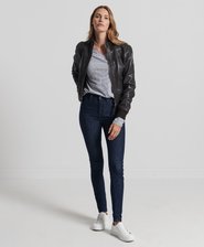 Organic Cotton Long Sleeve Pocket V-Neck Top