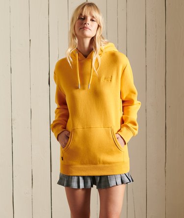 Loose Fit Vintage Logo Embroidered Hoodie Image 1