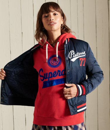 Script Style College Hoodie Image 5