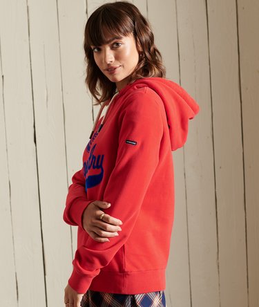 Script Style College Hoodie Image 4