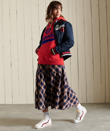 Script Style College Hoodie Image 6